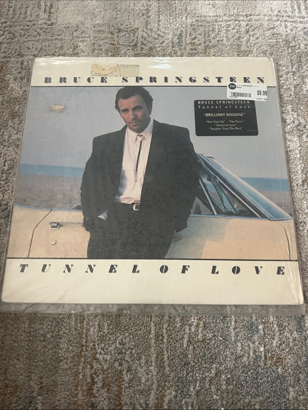 Bruce Springsteen – Tunnel of Love LP 1987 OG Shrink, Hype Sticker